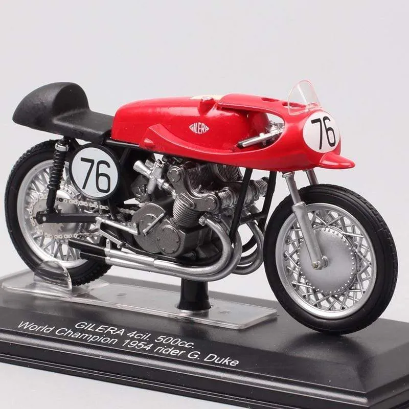 1:24 scale tiny Italeri Gilera 4cil 500cc World Champion 1954 No#76 G Duke motorcycle moto Diecasts & Toy Vehicles GP bike model