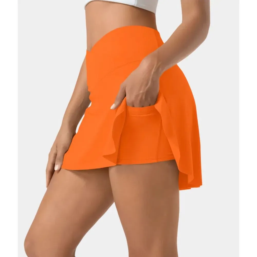 2 In 1 Side Pocket Tennis Skirt