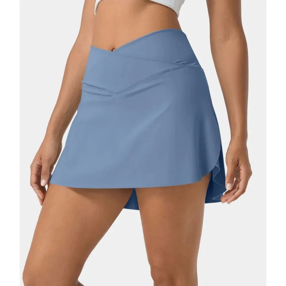 2 In 1 Side Pocket Tennis Skirt