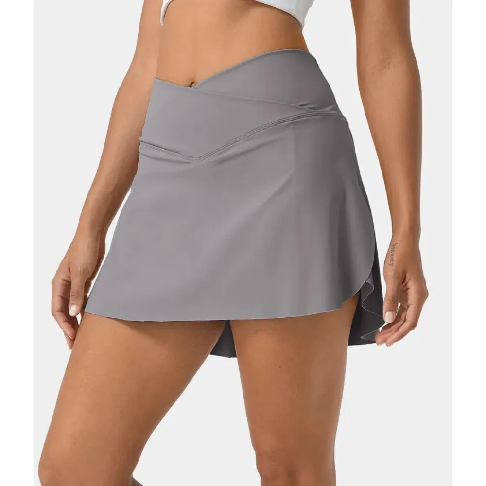 2 In 1 Side Pocket Tennis Skirt