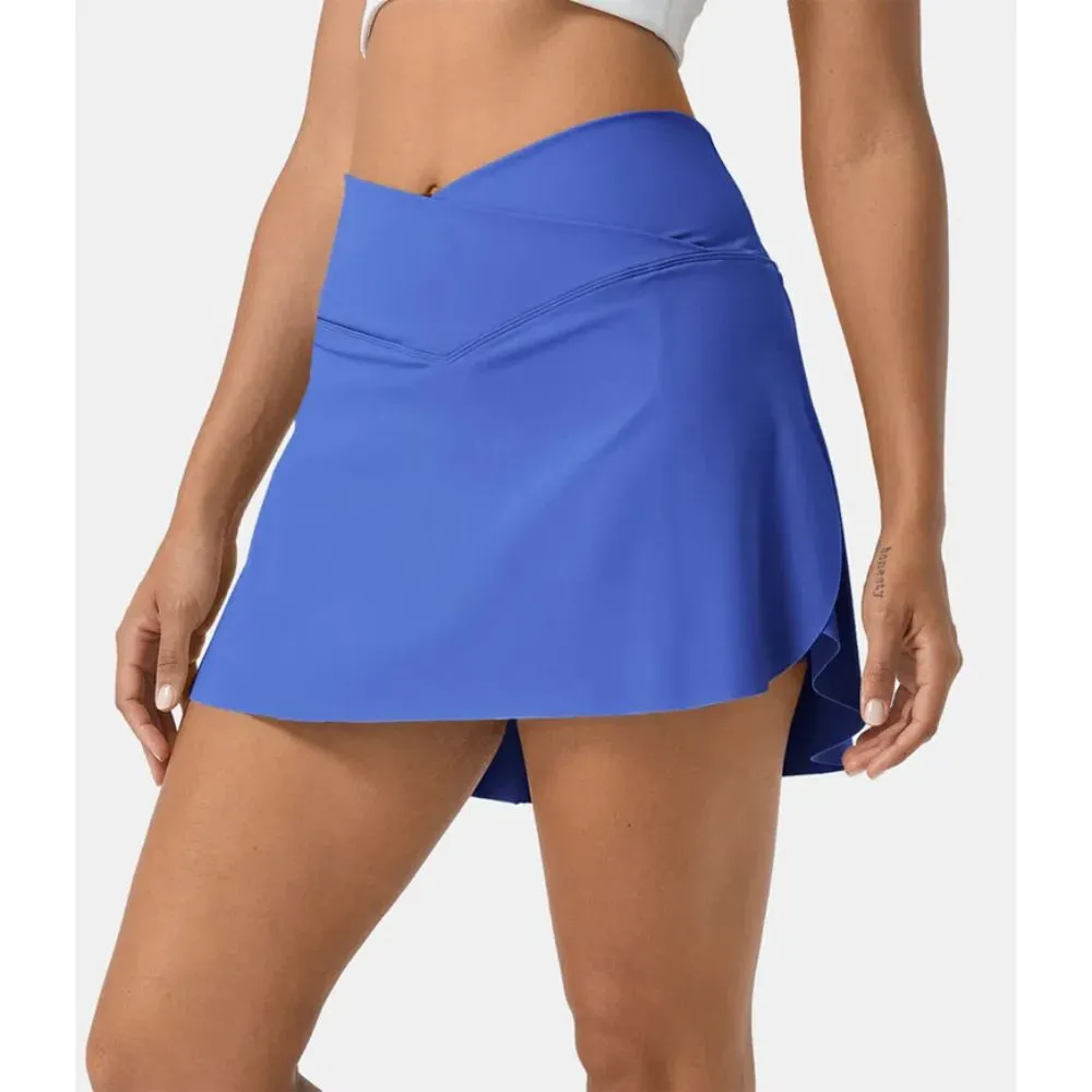 2 In 1 Side Pocket Tennis Skirt