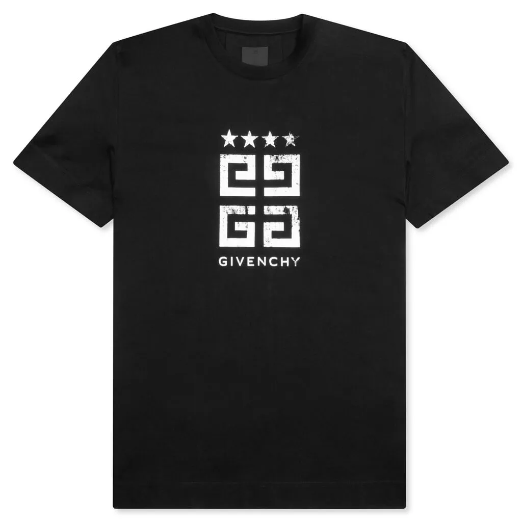 4G Stars T-Shirt - Black