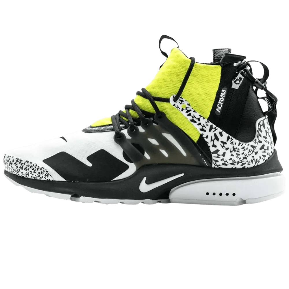 ACRONYM x Nike Air Presto Mid Dynamic Yellow