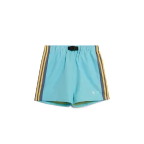 Adidas by Human Made Mens Wind Shorts LT Aqua