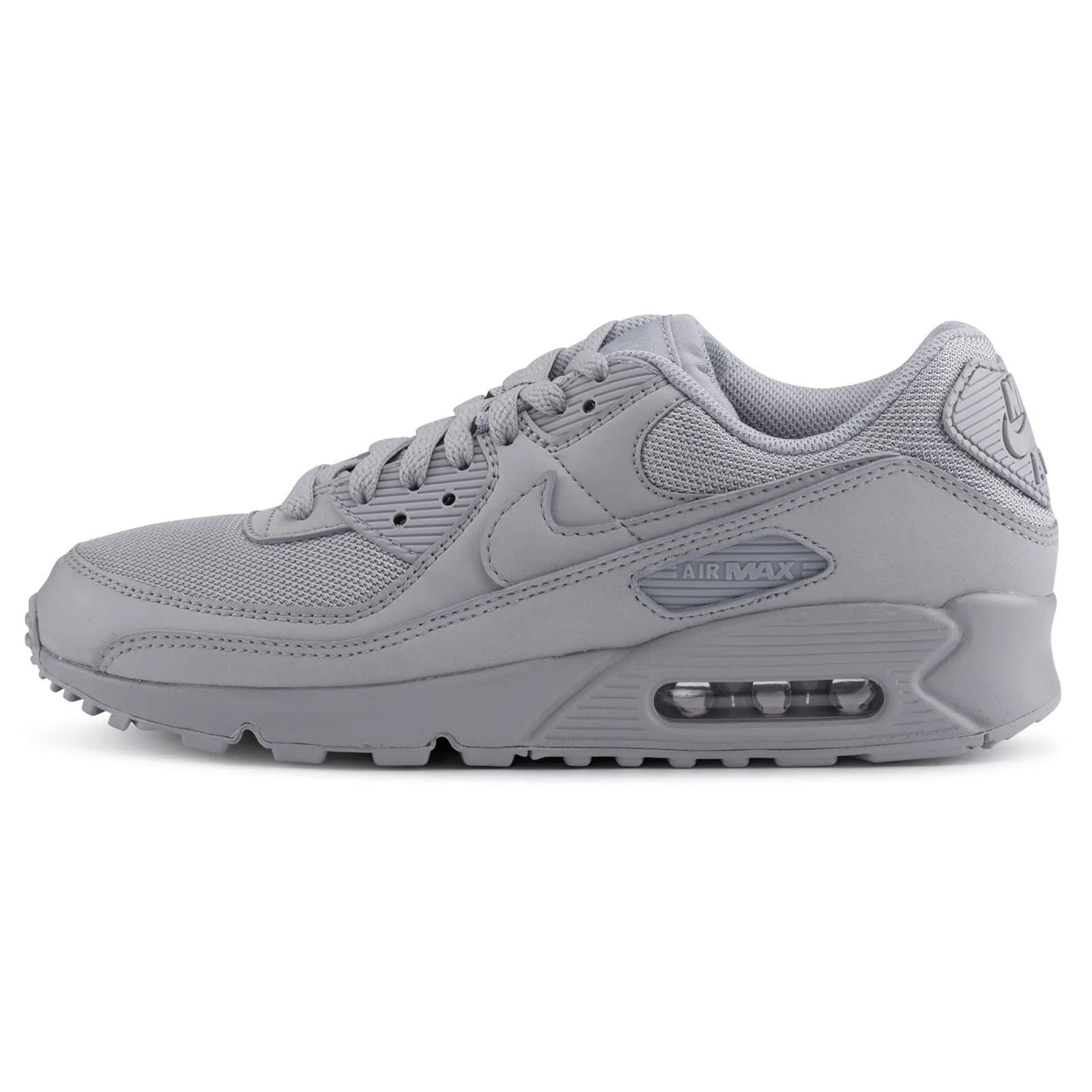 Air Max 90 Textile Leather Men's Low-Top Sneakers