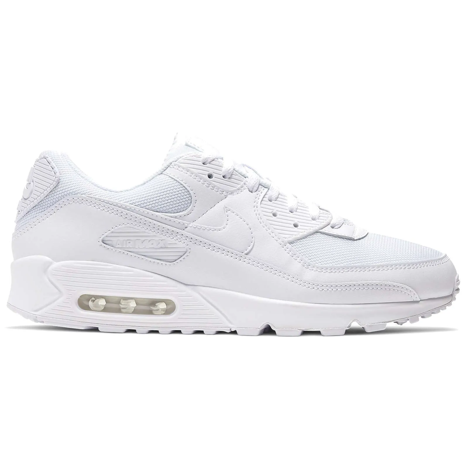 Air Max 90 Textile Leather Men's Low-Top Sneakers