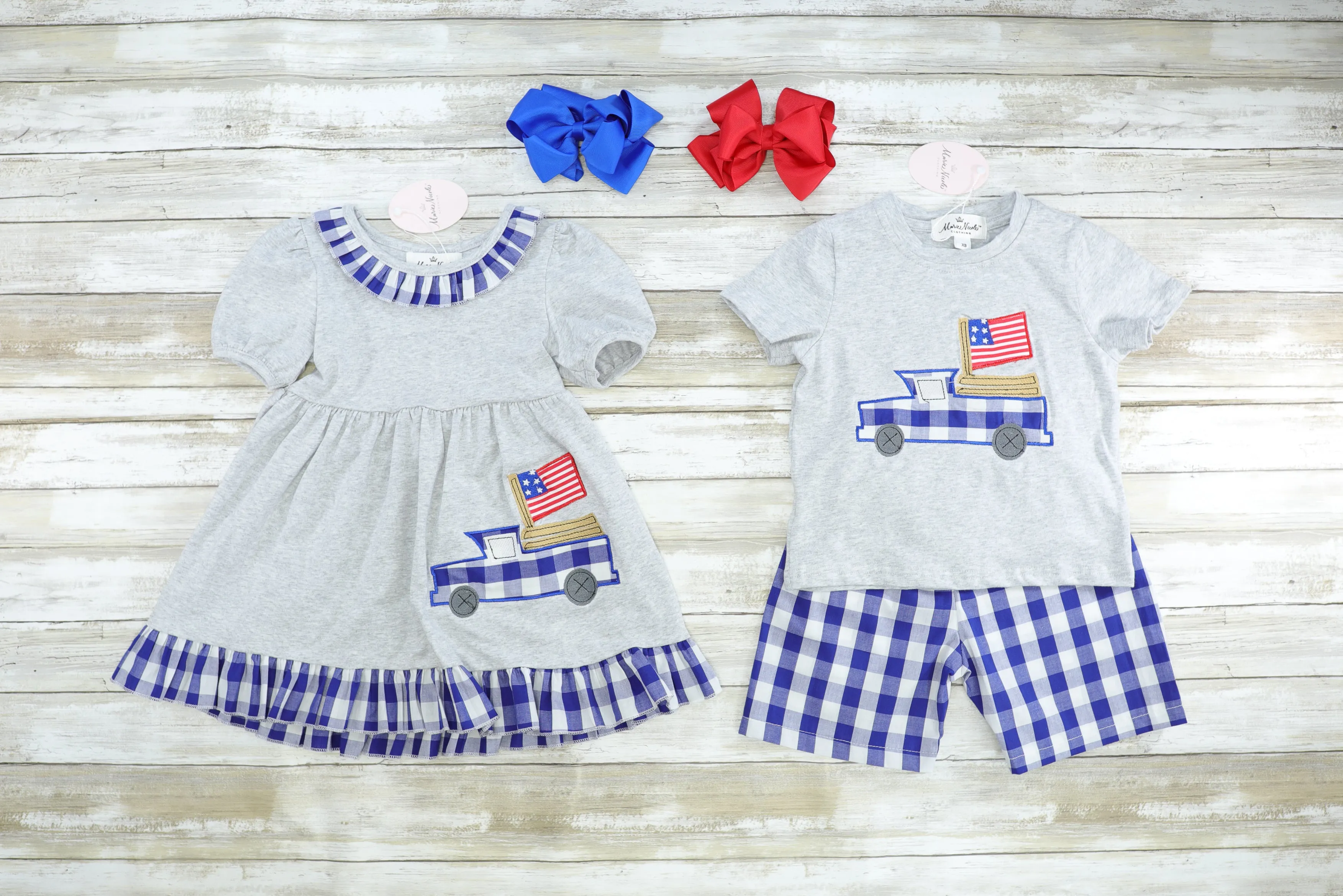 American Flag Truck Outfit