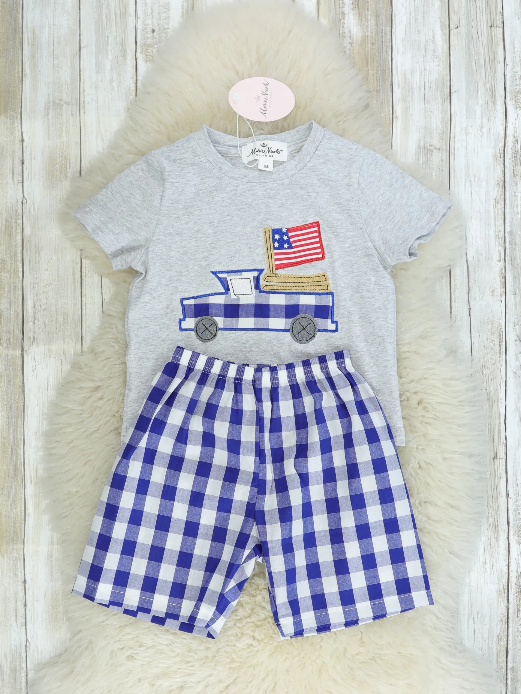 American Flag Truck Outfit