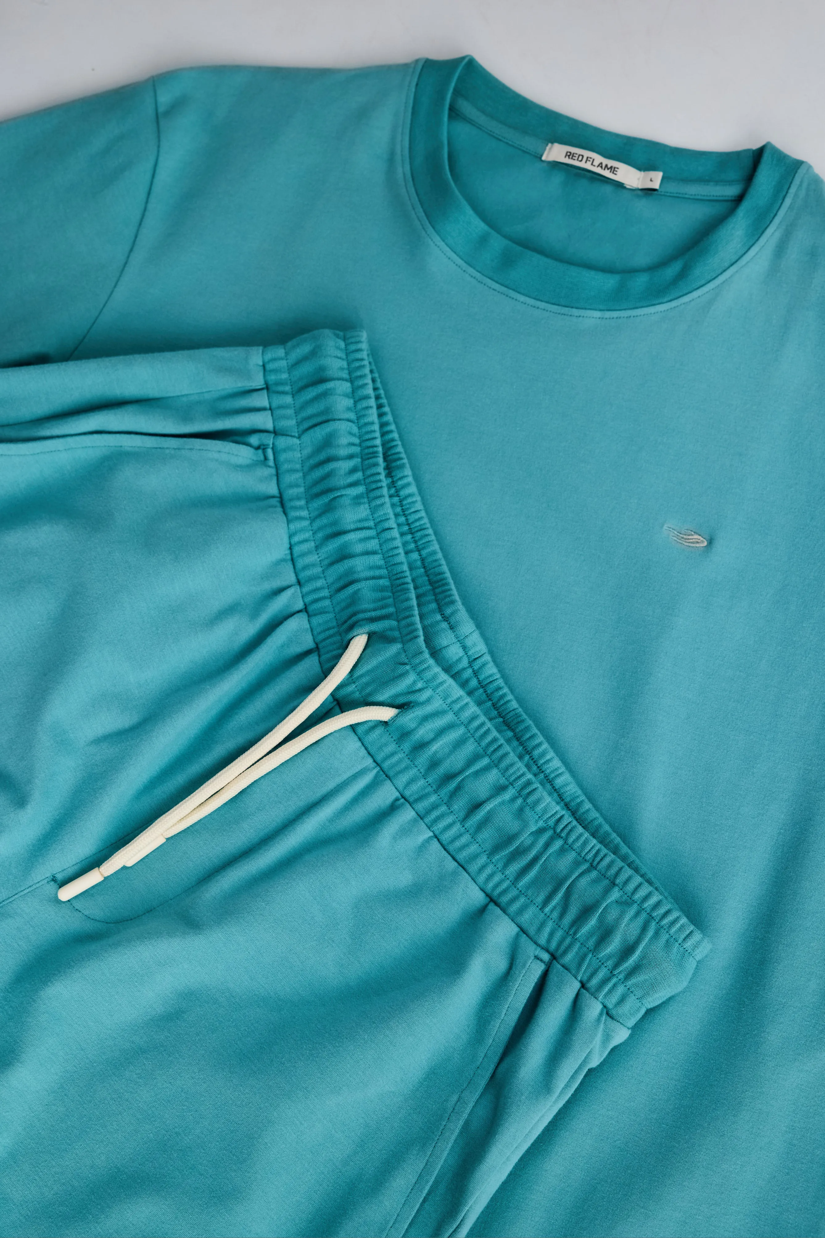 Aqua Green Ultra Soft Stretch Co-Ords