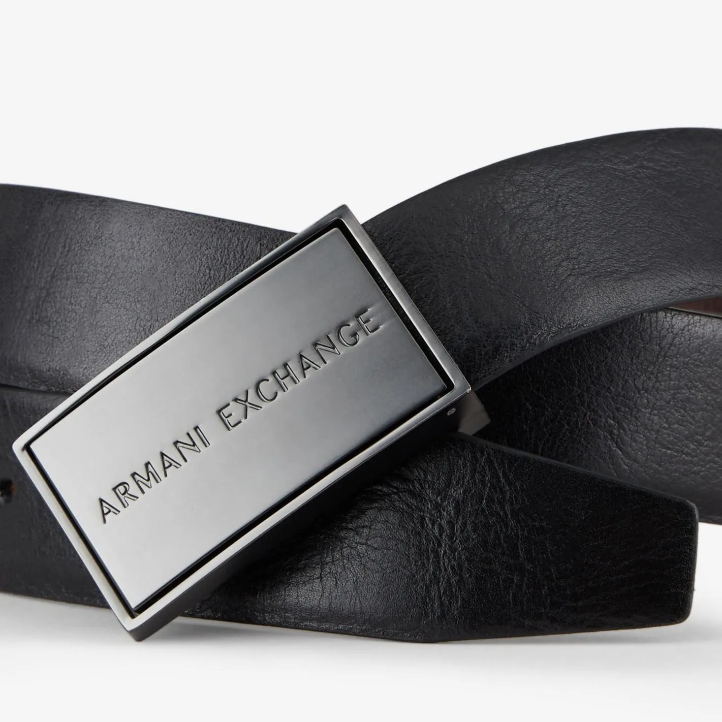 Armani Exchange Reversible Plate Belt