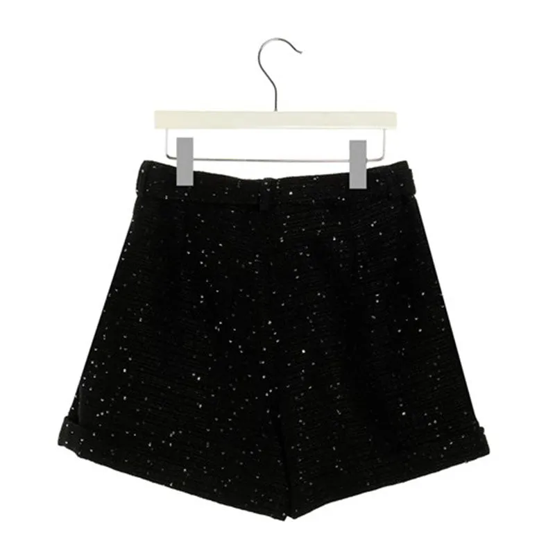 BALMAIN KIDS Sequin Bermuda Shorts