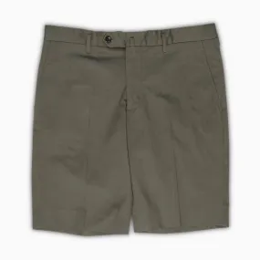 Bazile bermuda shorts in stretch gabardine cotton (forest green)