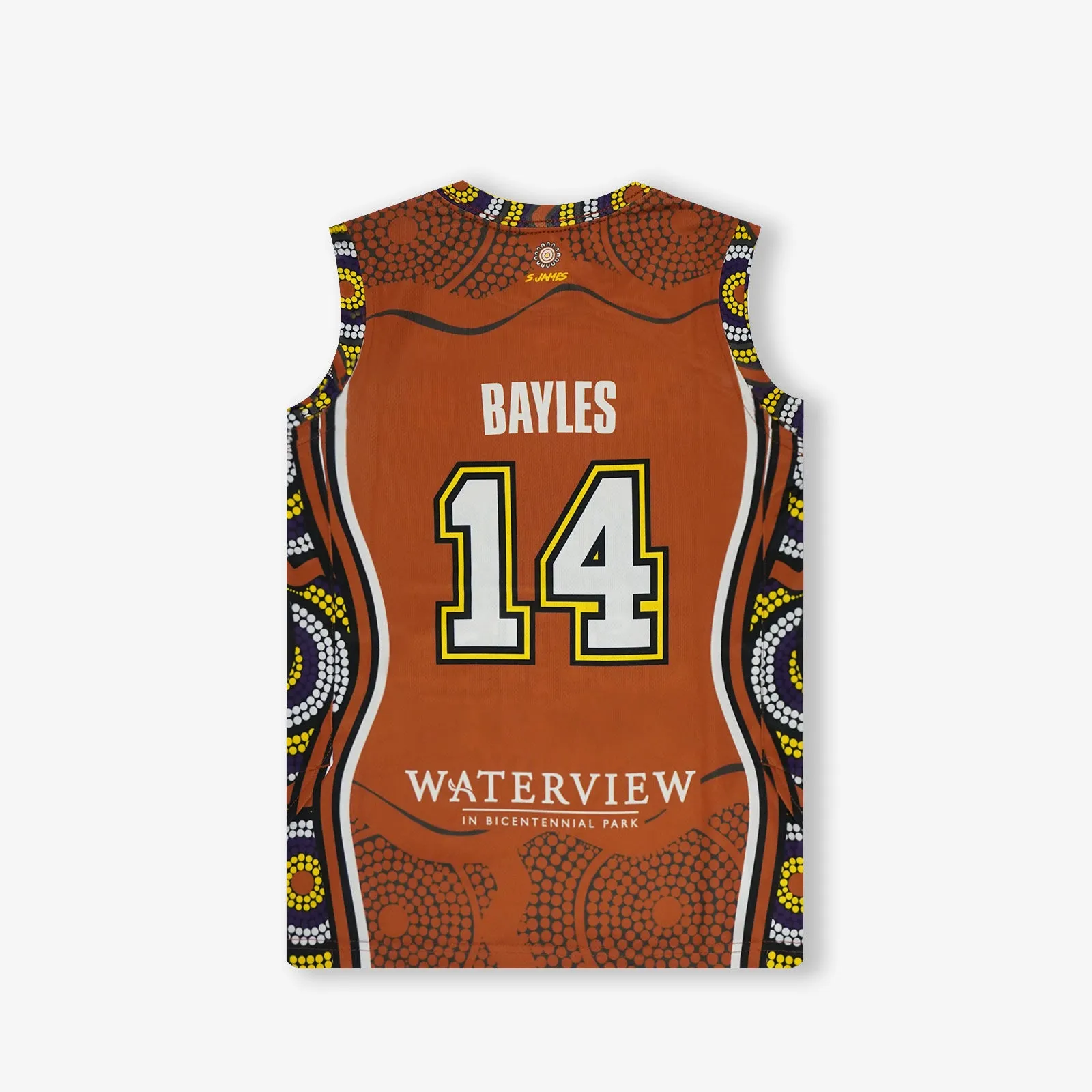 Biwali Bayles Sydney Kings NBL Indigenous Authentic Youth Jersey - Red