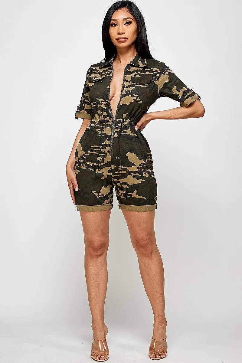 Camo Romper