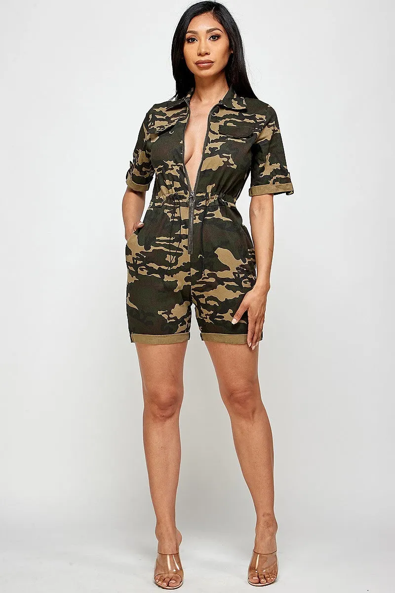 Camo Romper