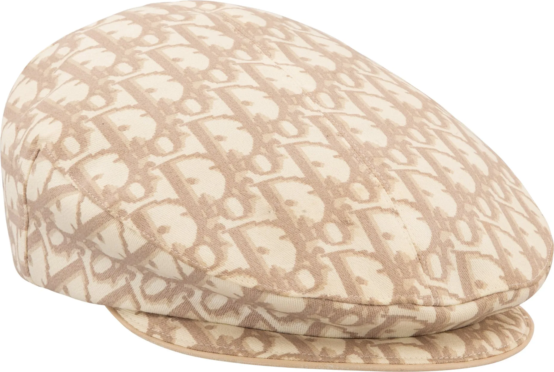 Christian Dior Beige Diorissimo Newsboy Hat