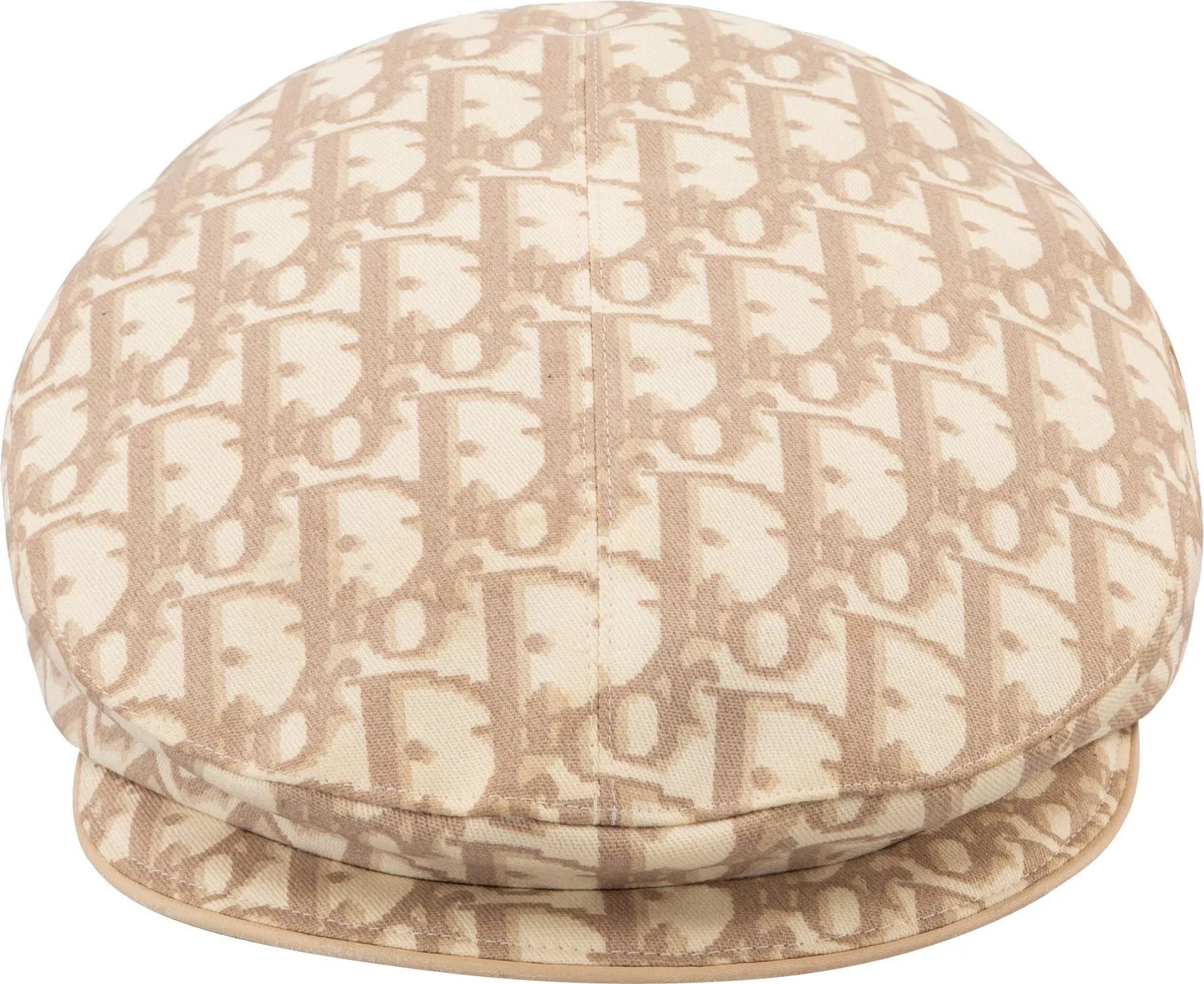 Christian Dior Beige Diorissimo Newsboy Hat