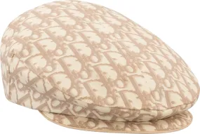 Christian Dior Beige Diorissimo Newsboy Hat