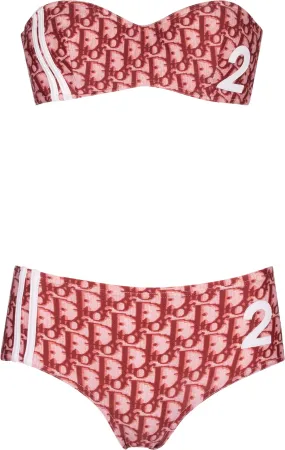 Christian Dior Burgundy Diorissimo Bikini