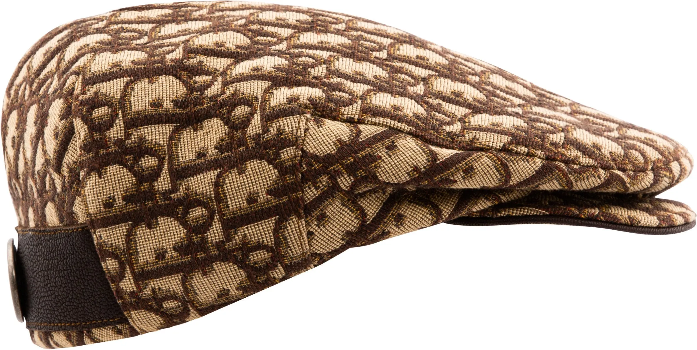 Christian Dior Diorissimo Embellished Newsboy Hat