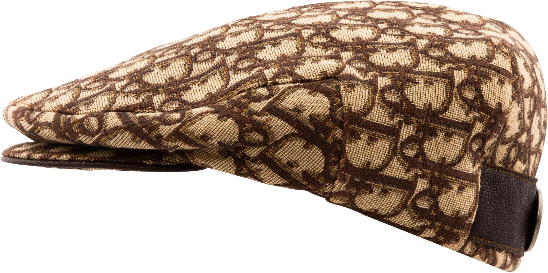 Christian Dior Diorissimo Embellished Newsboy Hat