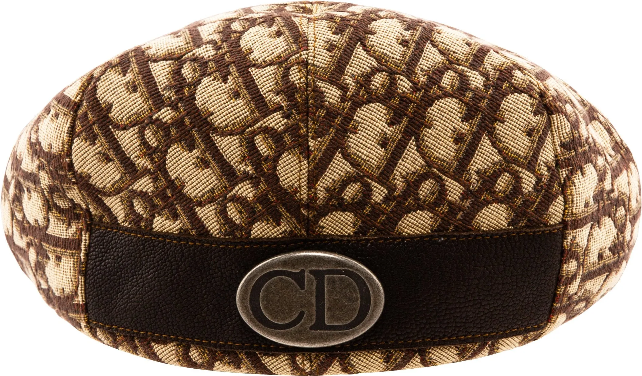 Christian Dior Diorissimo Embellished Newsboy Hat