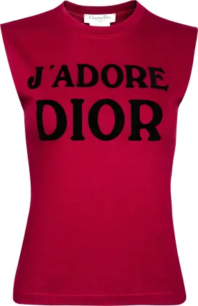 Christian Dior J'Adore Dior Fall 2001 Sleeveless Top