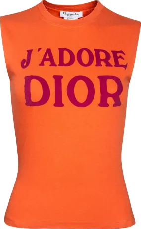 Christian Dior J'Adore Dior Fall 2001 Sleeveless Top