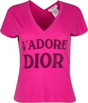 Christian Dior J'Adore Dior V-Neck Top