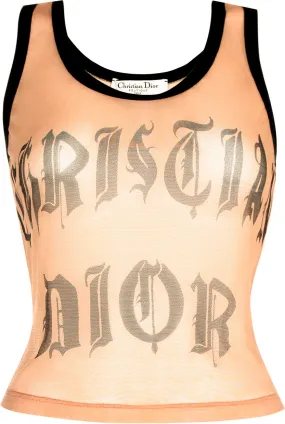 Christian Dior Spring 2002 Runway Gothic Tank