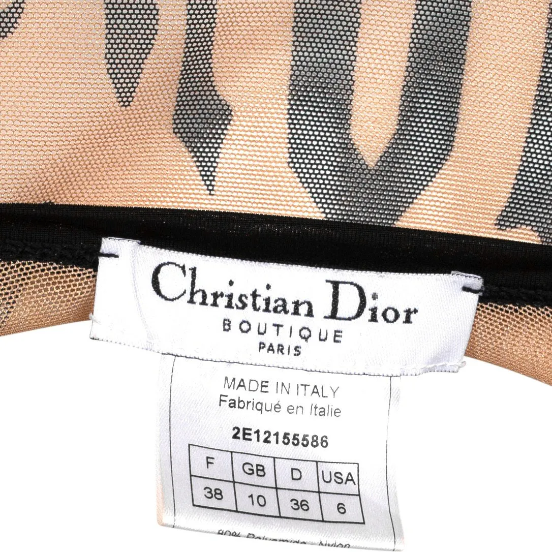 Christian Dior Spring 2002 Runway Gothic Tank