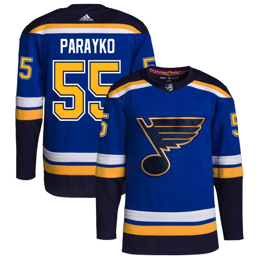 Colton Parayko St. Louis Blues adidas Home Authentic Pro Jersey - Royal