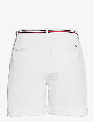 Cotton chino Short -White