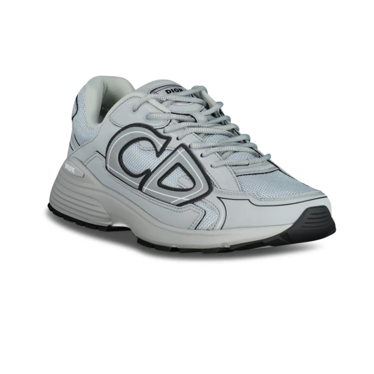 DIOR B30 GREY REFLECTIVE TRAINERS