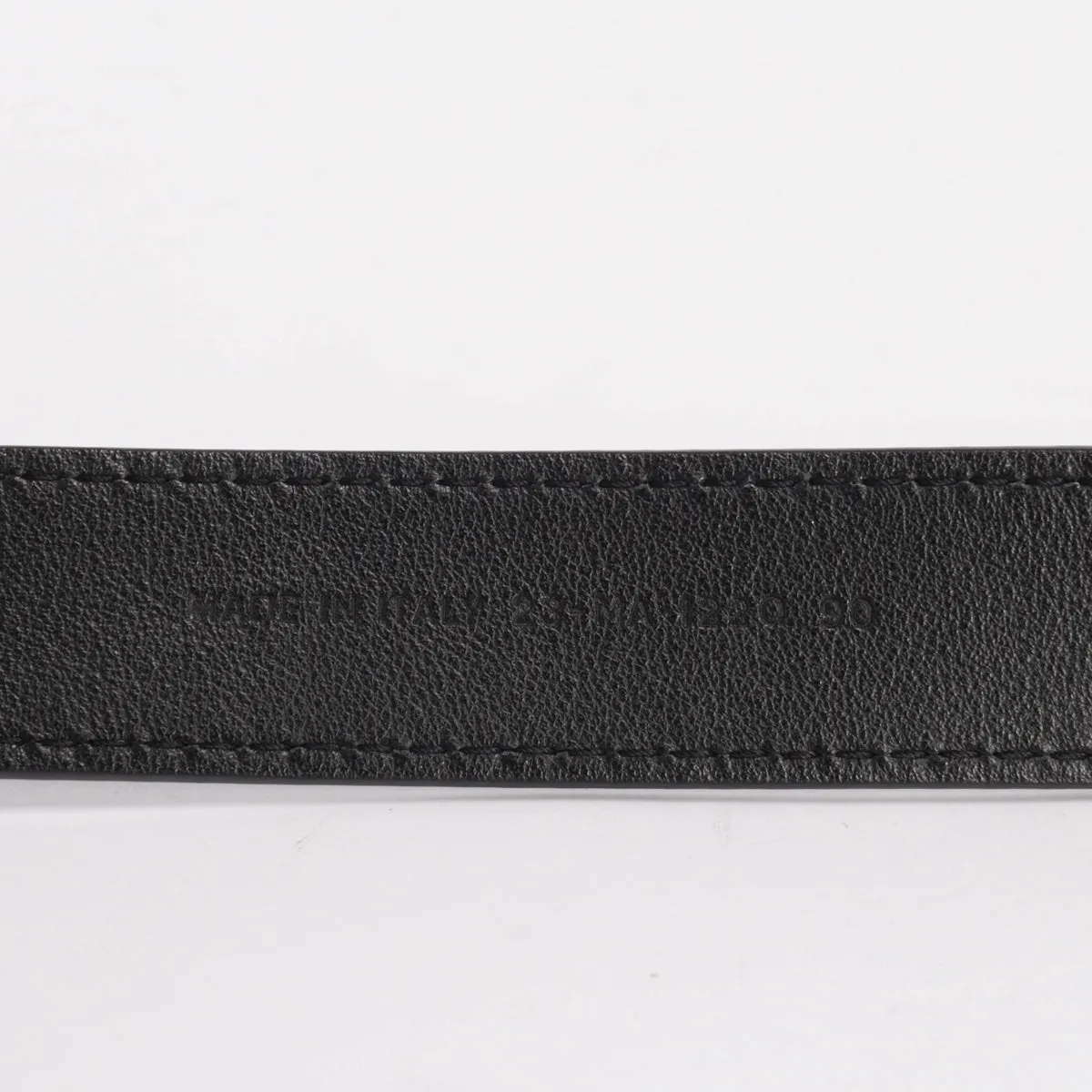 Dior Black Calfskin D-Fence Belt