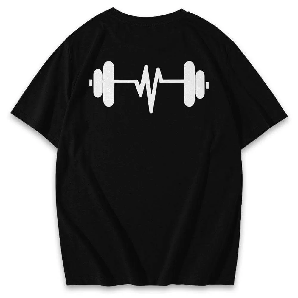 Dumbbell Heartbeat Shirts & Hoodie