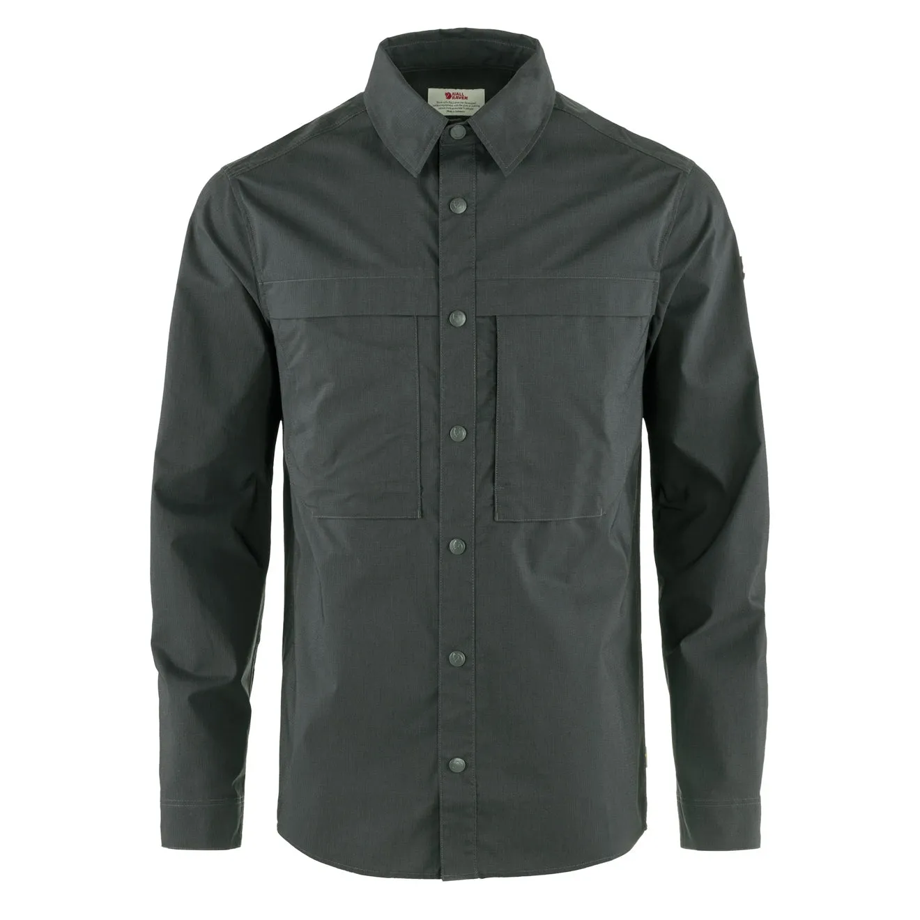 Fjallaven Abisko Trail Shirt Dark Grey