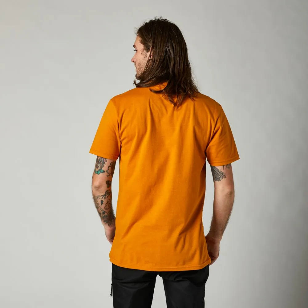 Fox Men's Pushin Dirt Premium Tee Gold