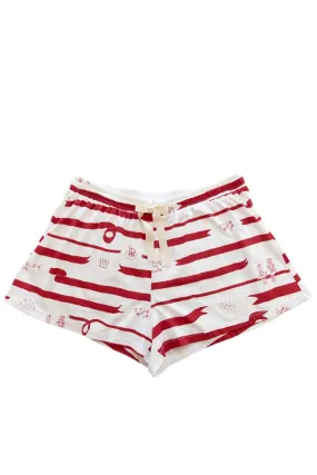 Ladies Vanilla Nutcracker PJ Shorts - Nancy G Collection