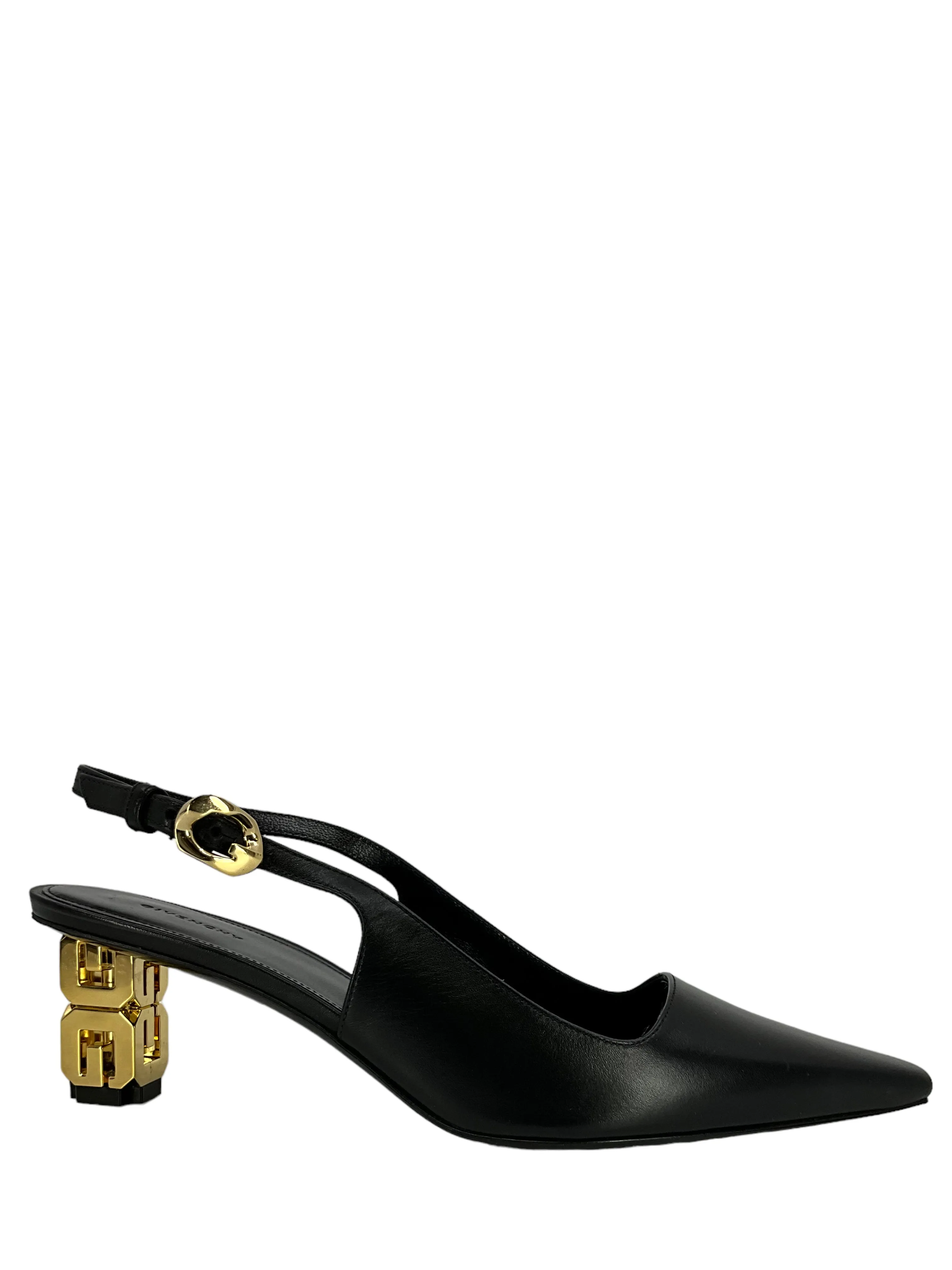 Givenchy G Cube Slingback Pumps Size 6