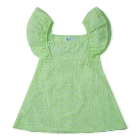 Green Tissue Fabric Top