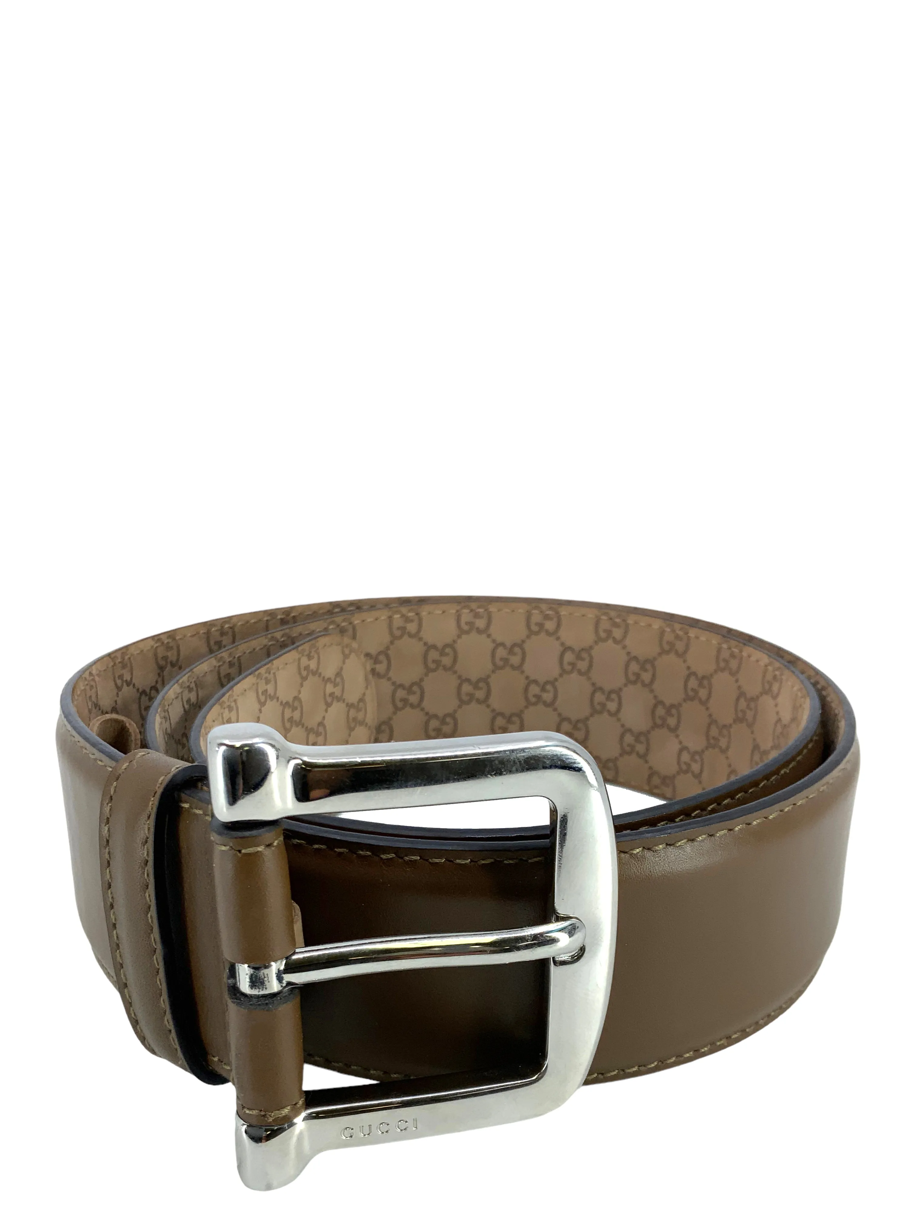 Gucci Smooth Leather Belt Size 80