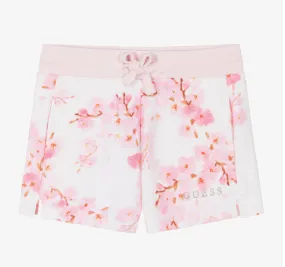 Guess Girl Cherry Blossom Printed Shorts