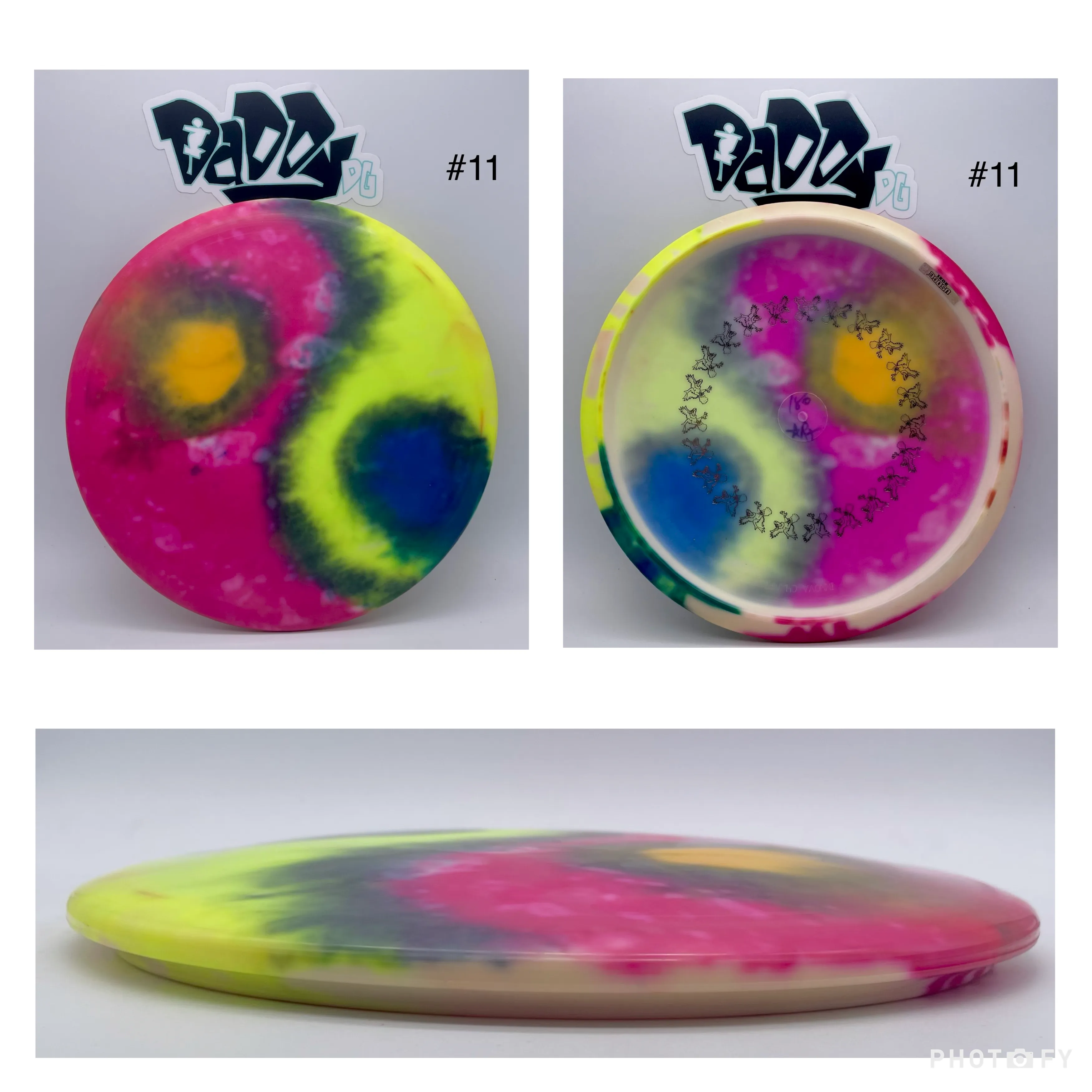 Innova USDGC I-Dye Bottom Stamp Star Roc  (Ring of Rocs) Midrange