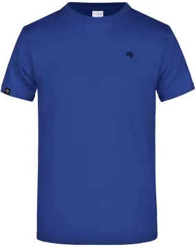 JAN 0002 ― Herren Heavy Komfort T-Shirt - Dark Royal Blau