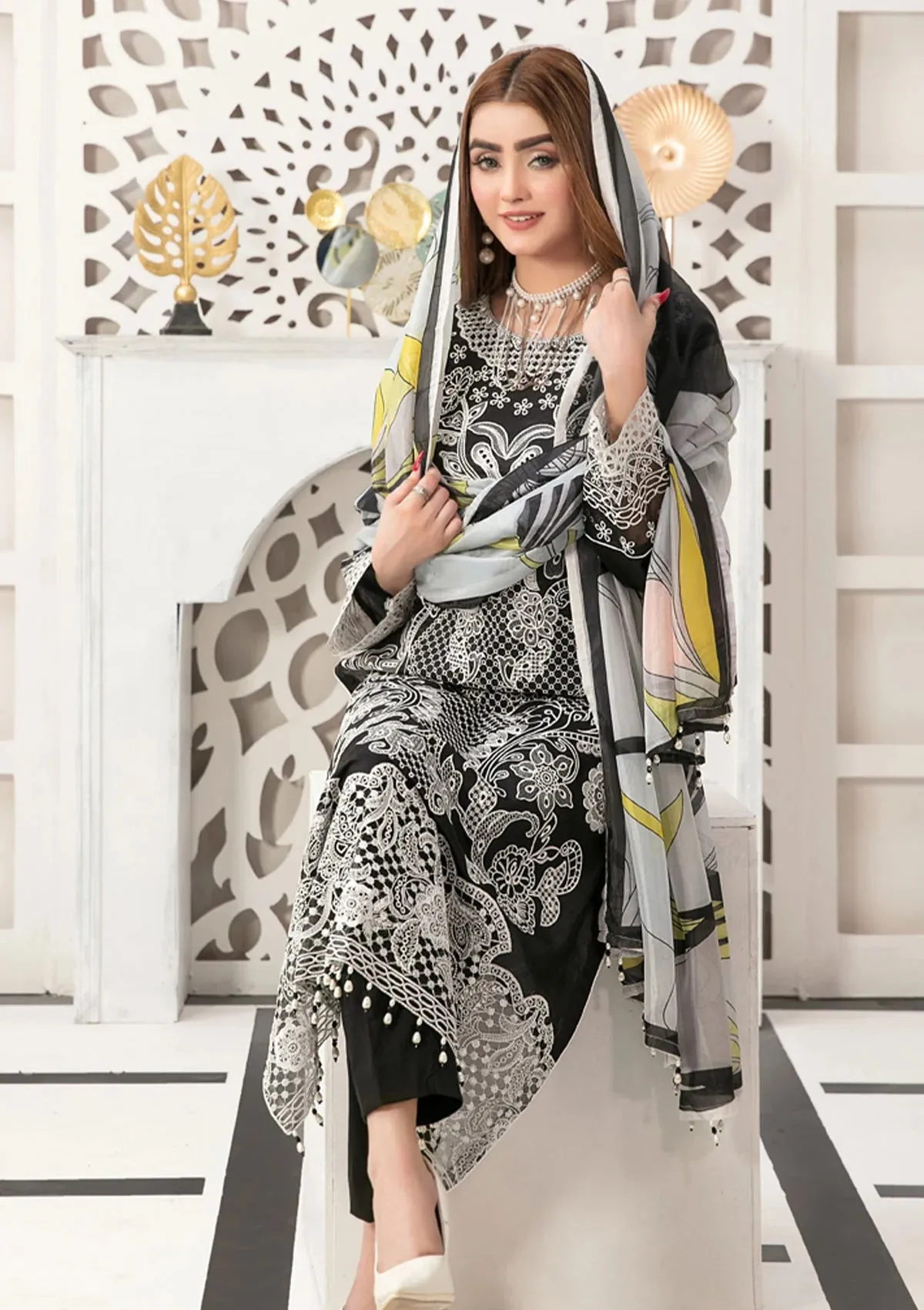 LAWN COLLECTION - TAWAKKAL - IZEL - D#7204