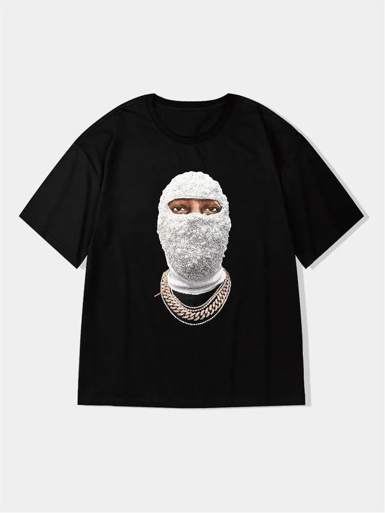 Masked Mysterious Man Graphic T-Shirts