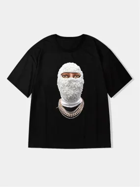 Masked Mysterious Man Graphic T-Shirts