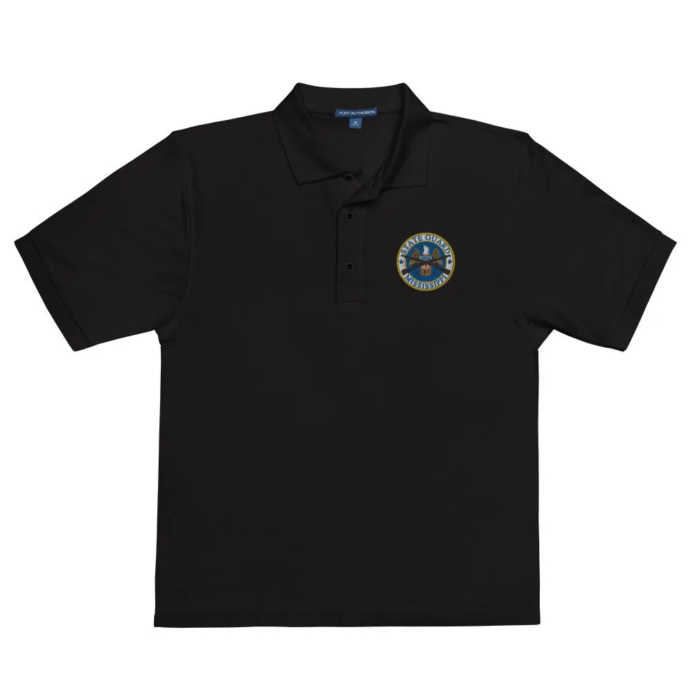 Mississippi State Guard Full-Color Embroidered Polo Shirt