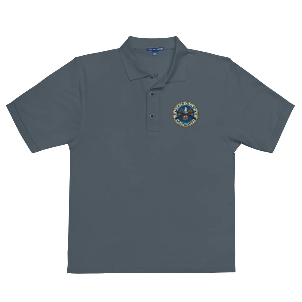 Mississippi State Guard Full-Color Embroidered Polo Shirt